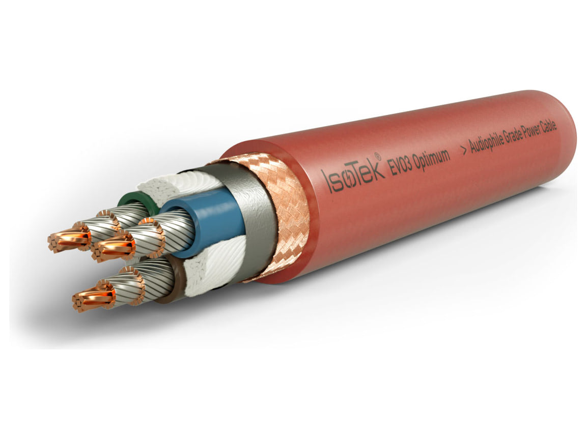 IsoTek EVO3 Optimum — Dettaglio dei conduttori