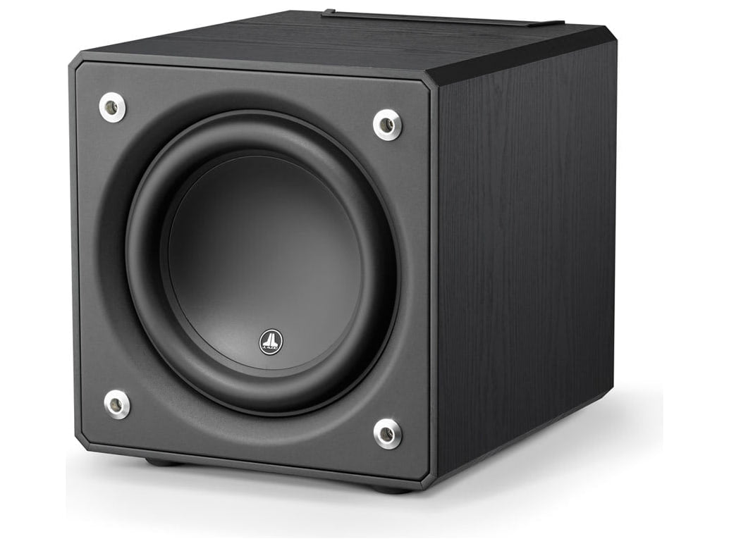 JL Audio E-Sub e110 — Vista di tre quarti