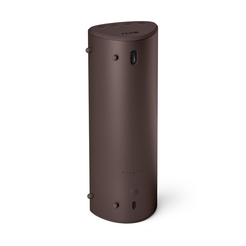 KEF Muo, finitura Cocoa Brown, vista posteriore