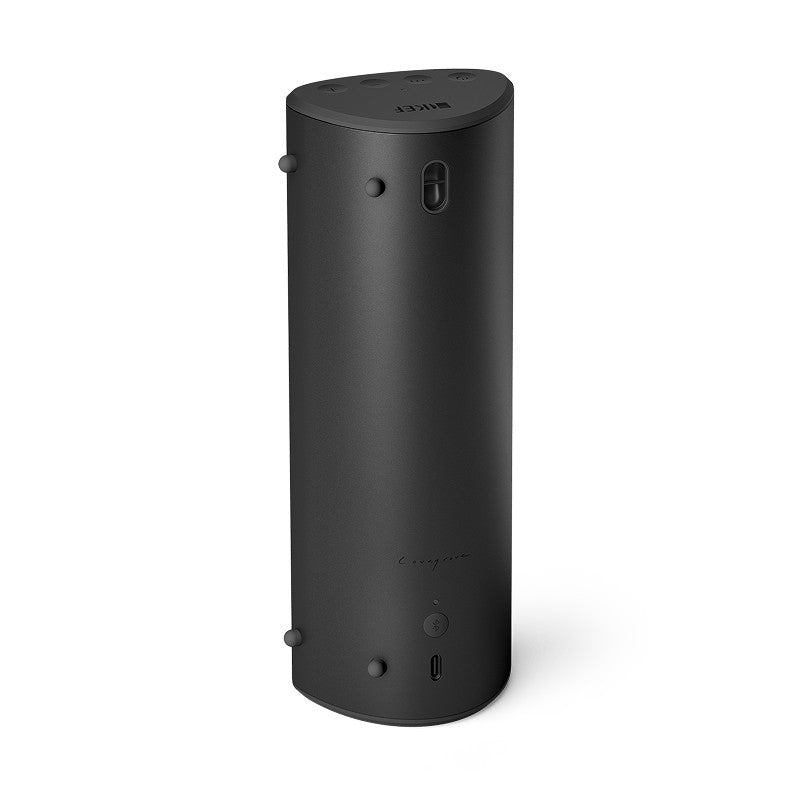 KEF Muo, finitura Midnight Black, vista posteriore