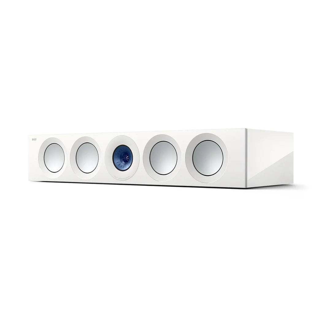 Kef Reference 4c center — bianco/blu