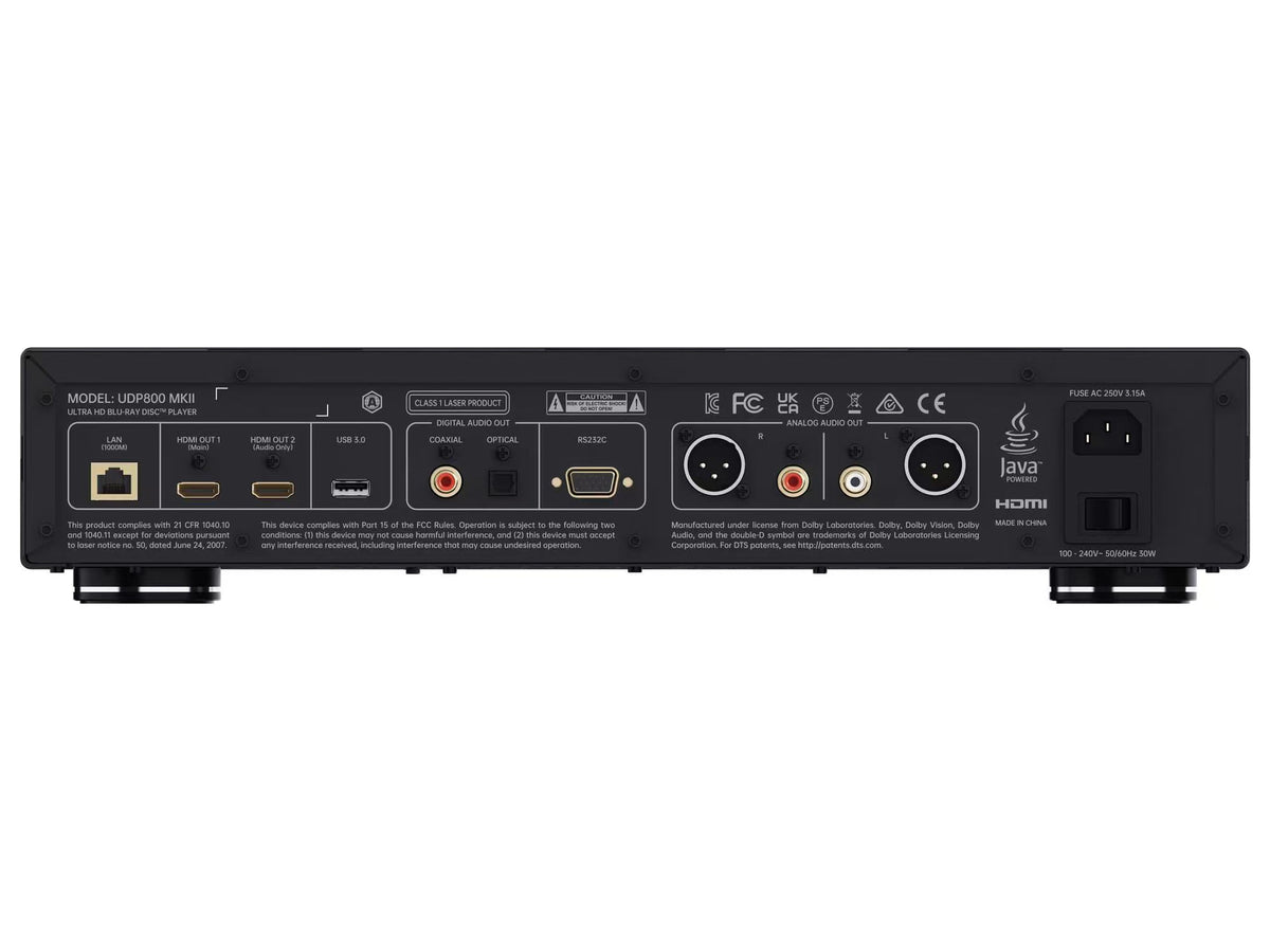 Magnetar UDP800 MKII, vista posteriore