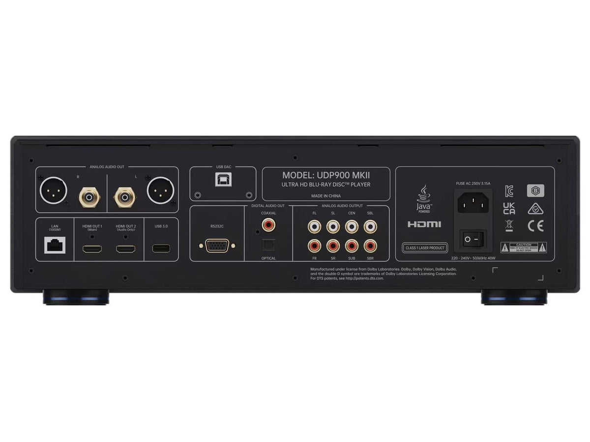 Magnetar UDP900 MKII, vista posteriore
