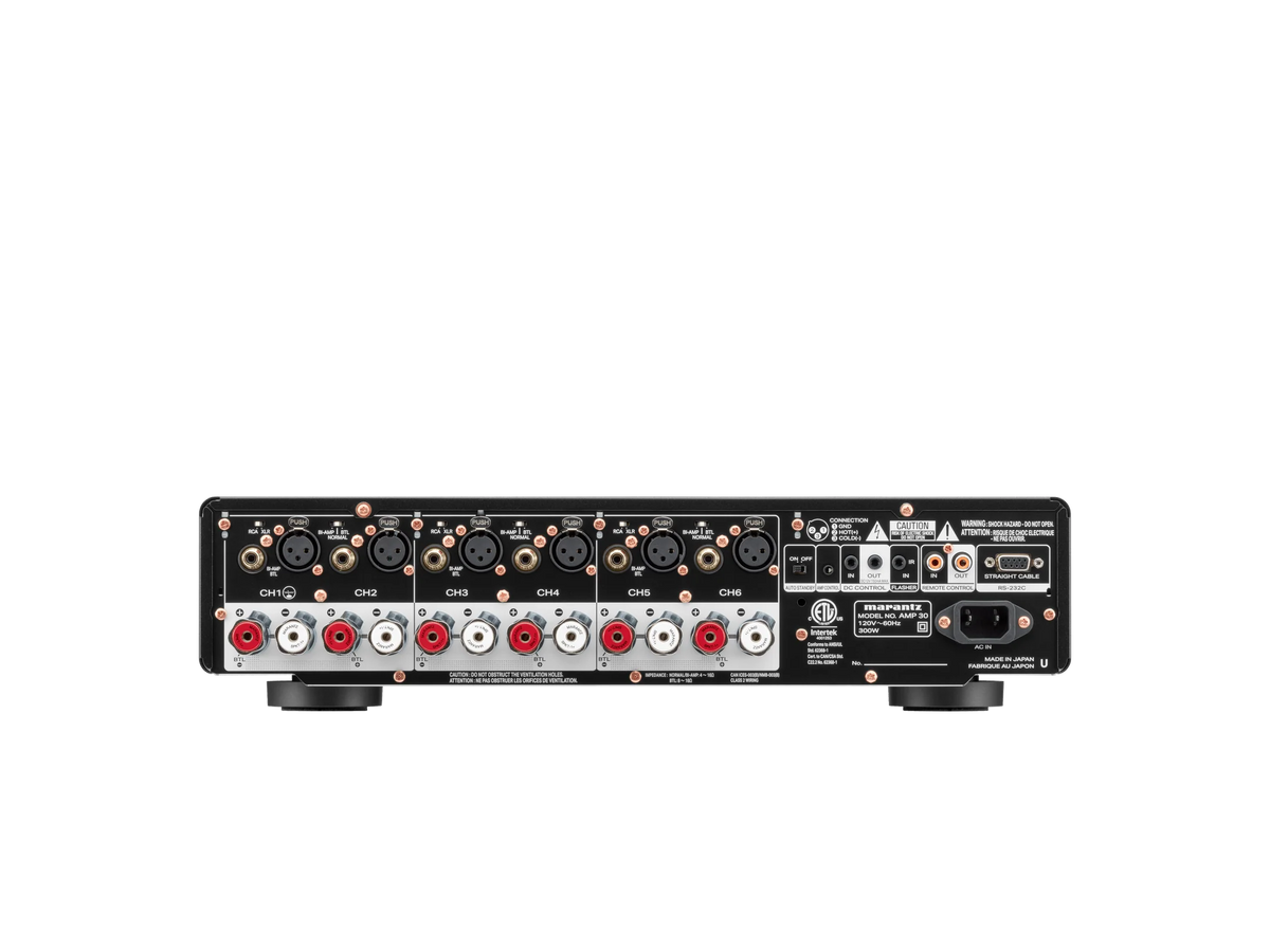 Marantz AMP30, vista posteriore