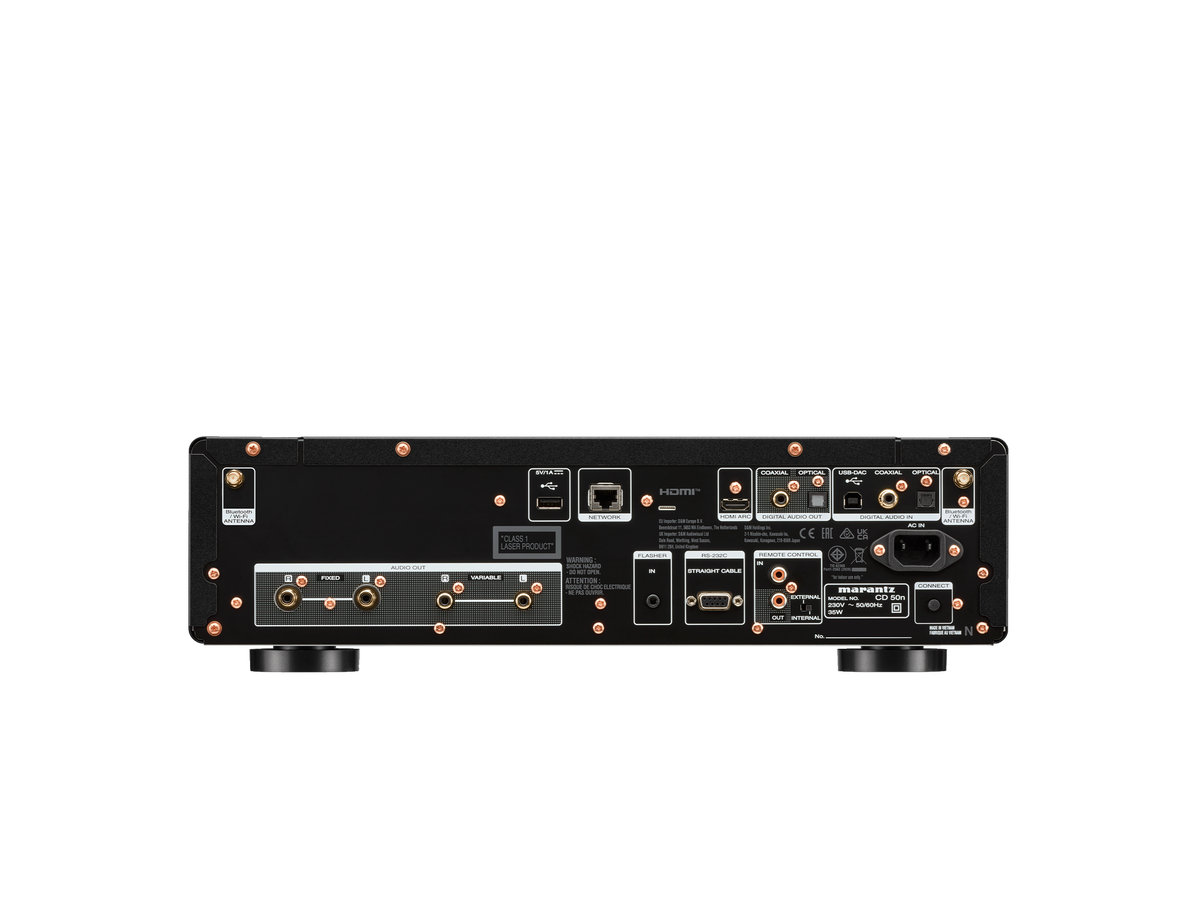 Marantz CD50N — Vista posteriore