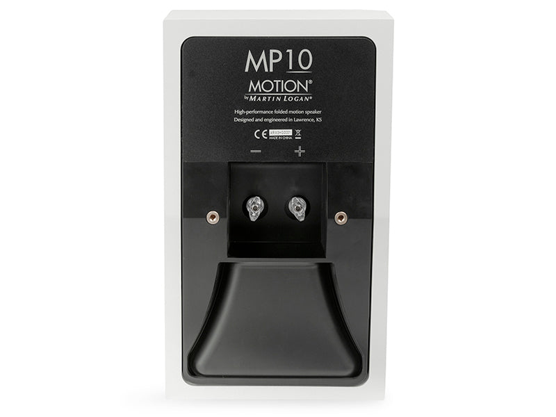 MartinLogan Motion MP10, Vista posteriore Finitura Bianco Opaco