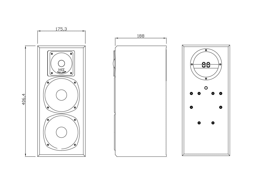 MK Sound LCR750C — Dettaglio