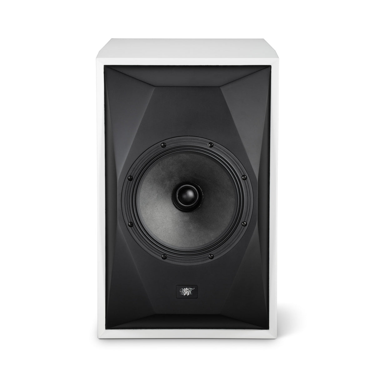 MoFi SourcePoint 8, finitura bianca, vista frontale
