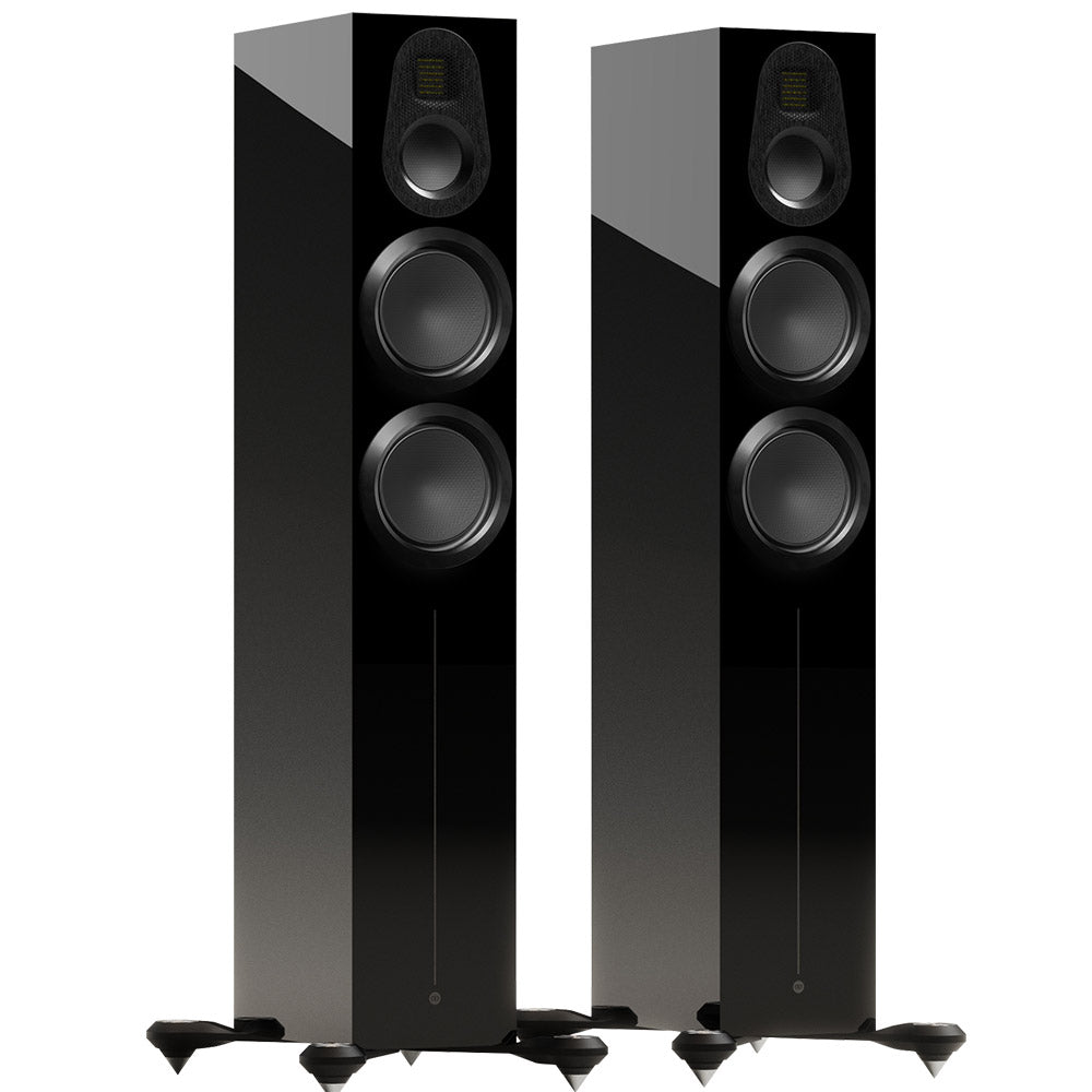 Monitor Audio Gold 300 6G, finitura nero lucido, coppia