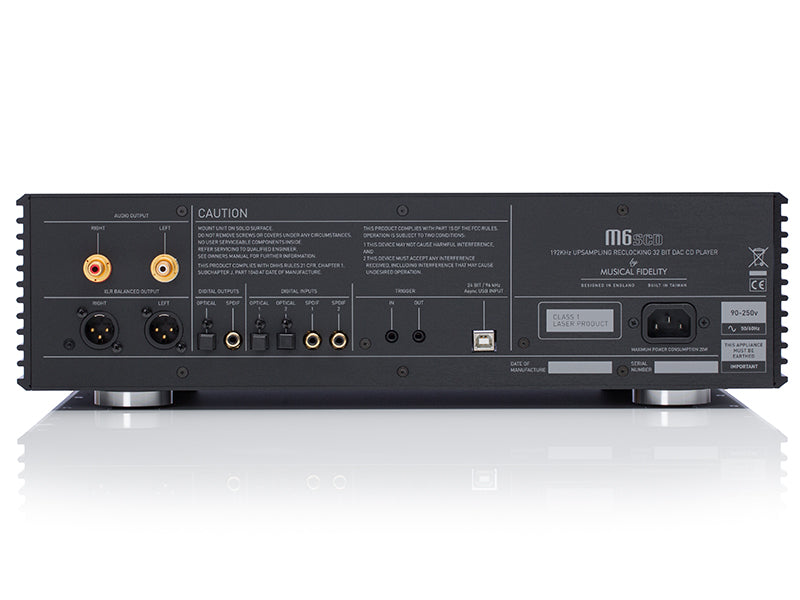 M6s CD — Vista posteriore