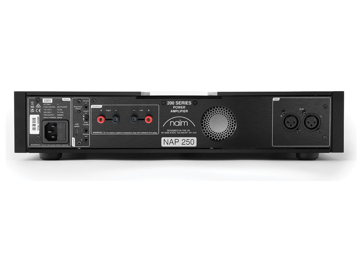 Naim NAP 250 — Vista posteriore