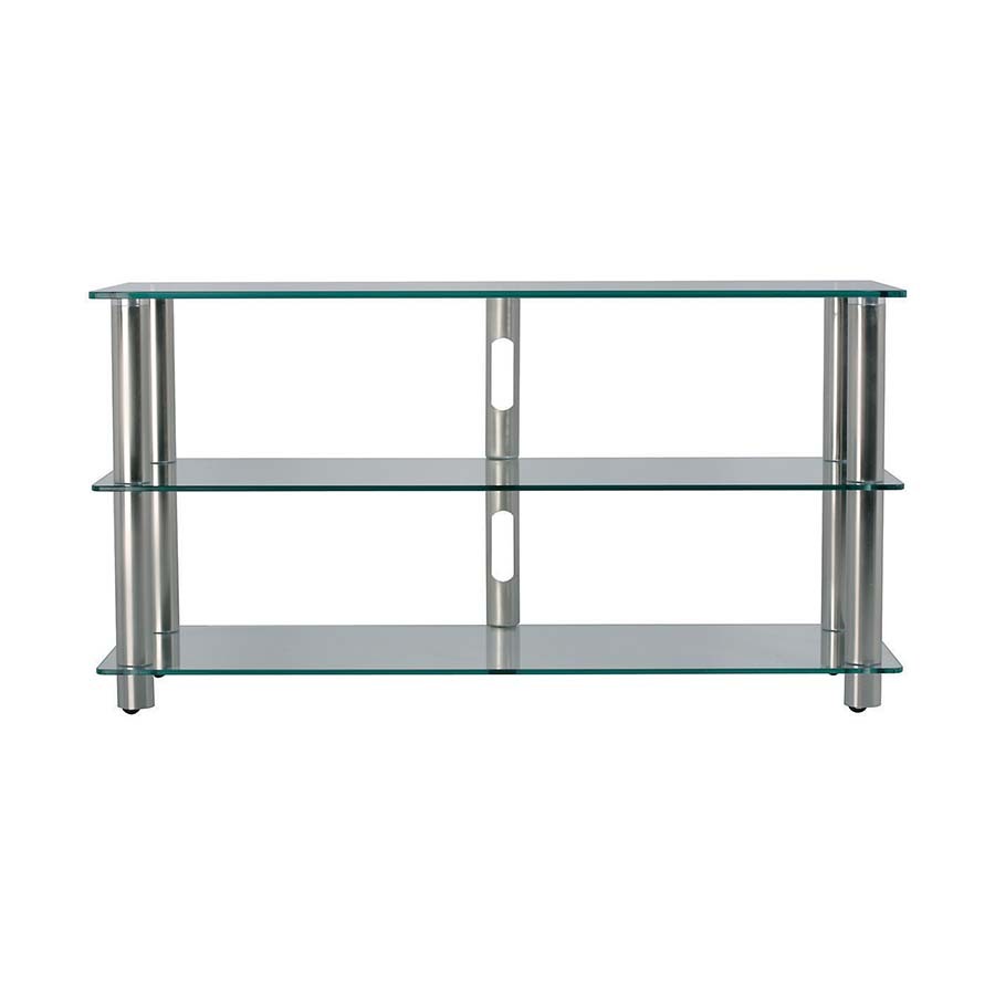 Norstone Epur 3 AV, finitura acciaio satinato e vetro, vista frontale