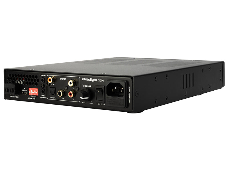 Paradigm X-500, vista laterale
