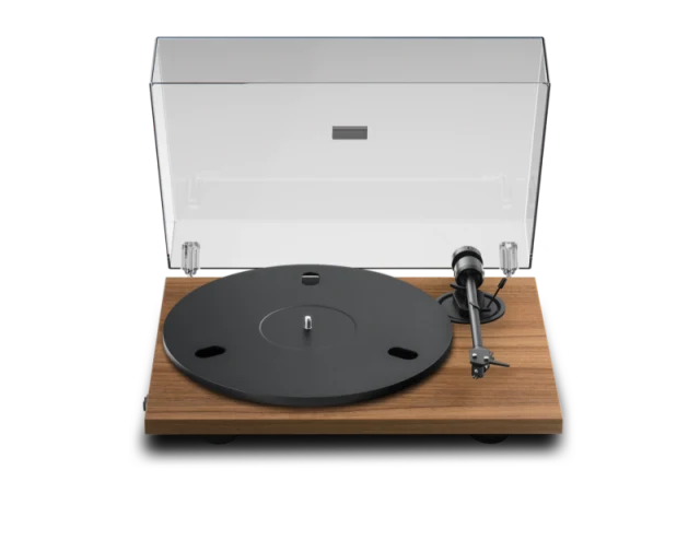 Pro-Ject E1.2, Vista frontale 2 Finitura Noce
