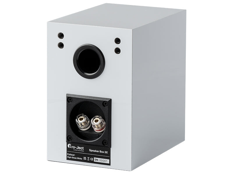 Pro-Ject Speaker Box 3 E, Vista posteriore Finitura Bianco