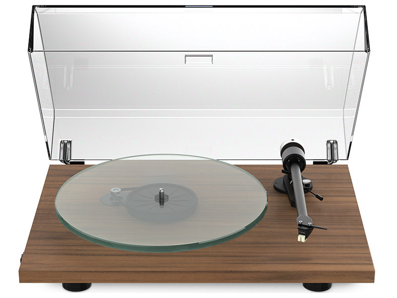 Pro-Ject T2 Super Phono, Vista frontale 2 Finitura Noce