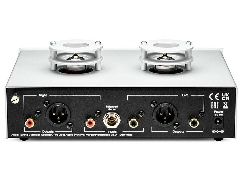Pro-Ject Tube Box S3 B, vista posteriore