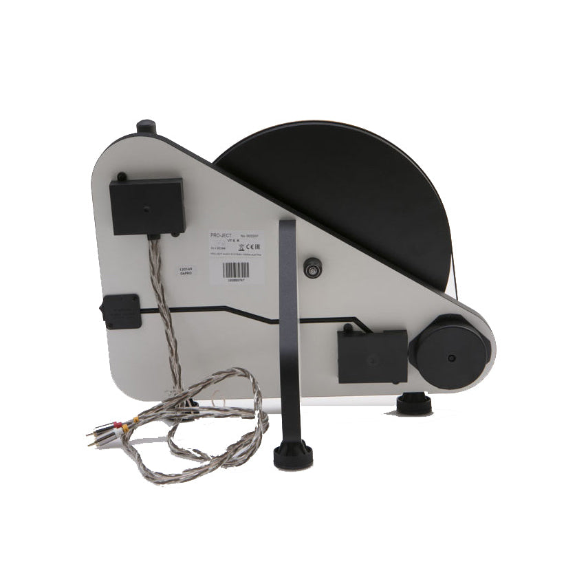 Pro-Ject VTE-R, Vista posteriore Finitura Bianco