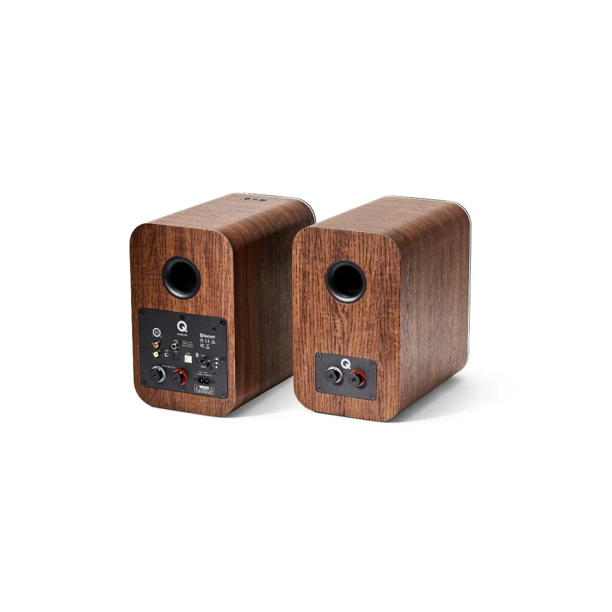 Q Acoustics M20 HD, Vista posteriore Finitura Noce