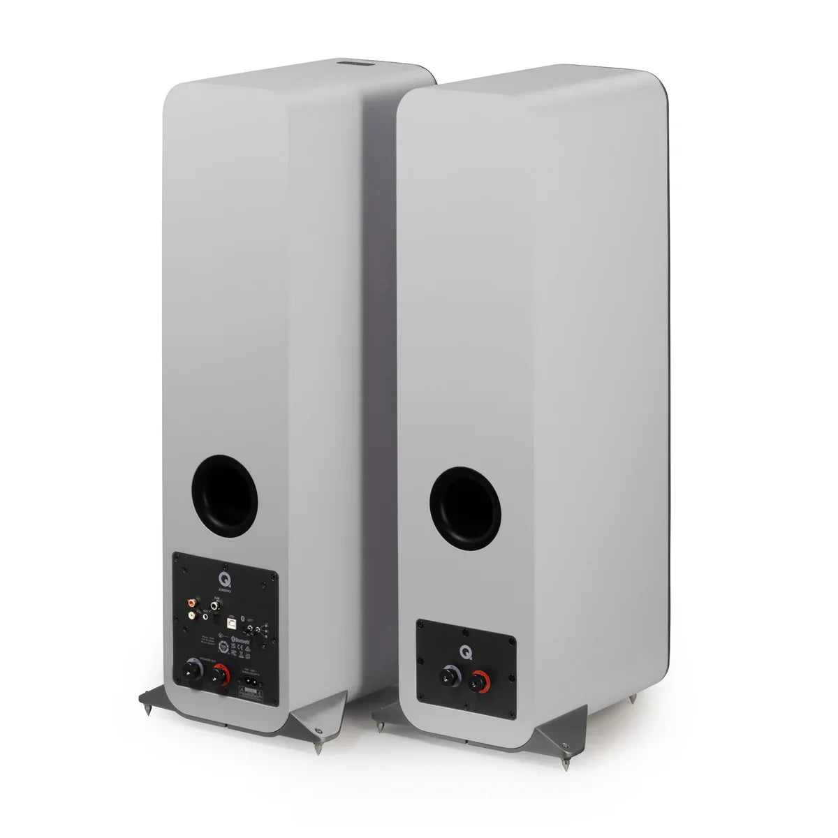 Q Acoustics M40, Vista posteriore Finitura Bianco