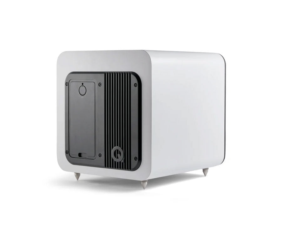 Q Acoustics Q SUB80, Vista posteriore Finitura Bianco