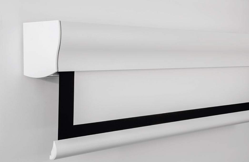 Screenline Wave 16:9 Bianco — dettaglio del cassonetto