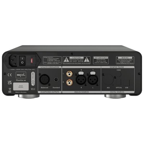 SPL Phonitor XE, vista posteriore