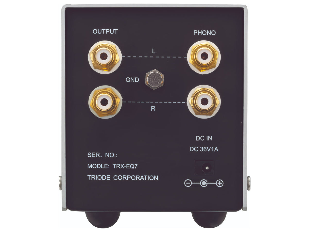 Triode TRX-EQ7 — Pannello posteriore