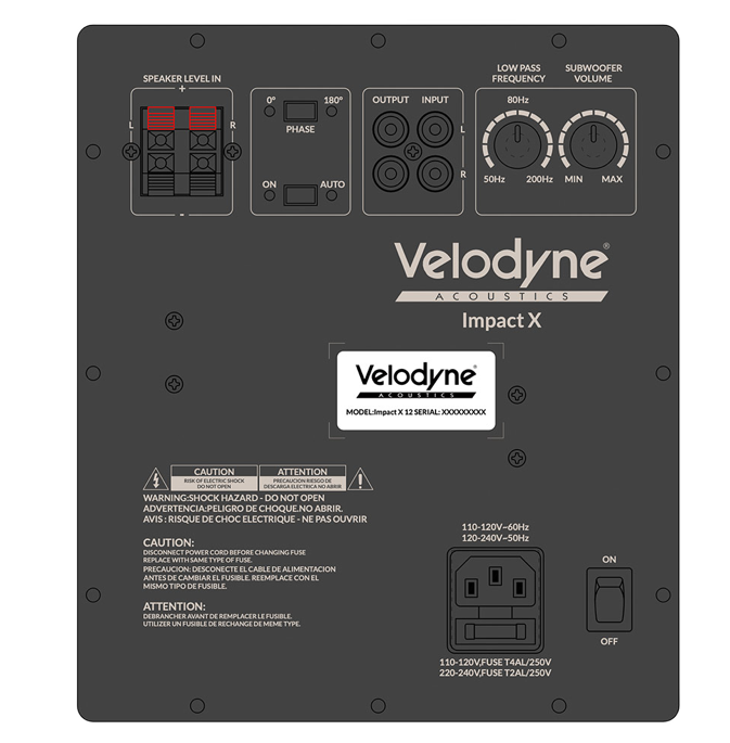 Velodyne Impact X 12