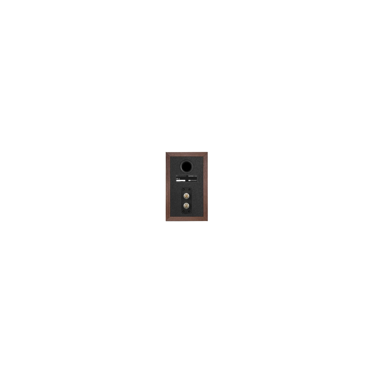 Wharfedale Diamond 12.2i, Vista posteriore Finitura Noce