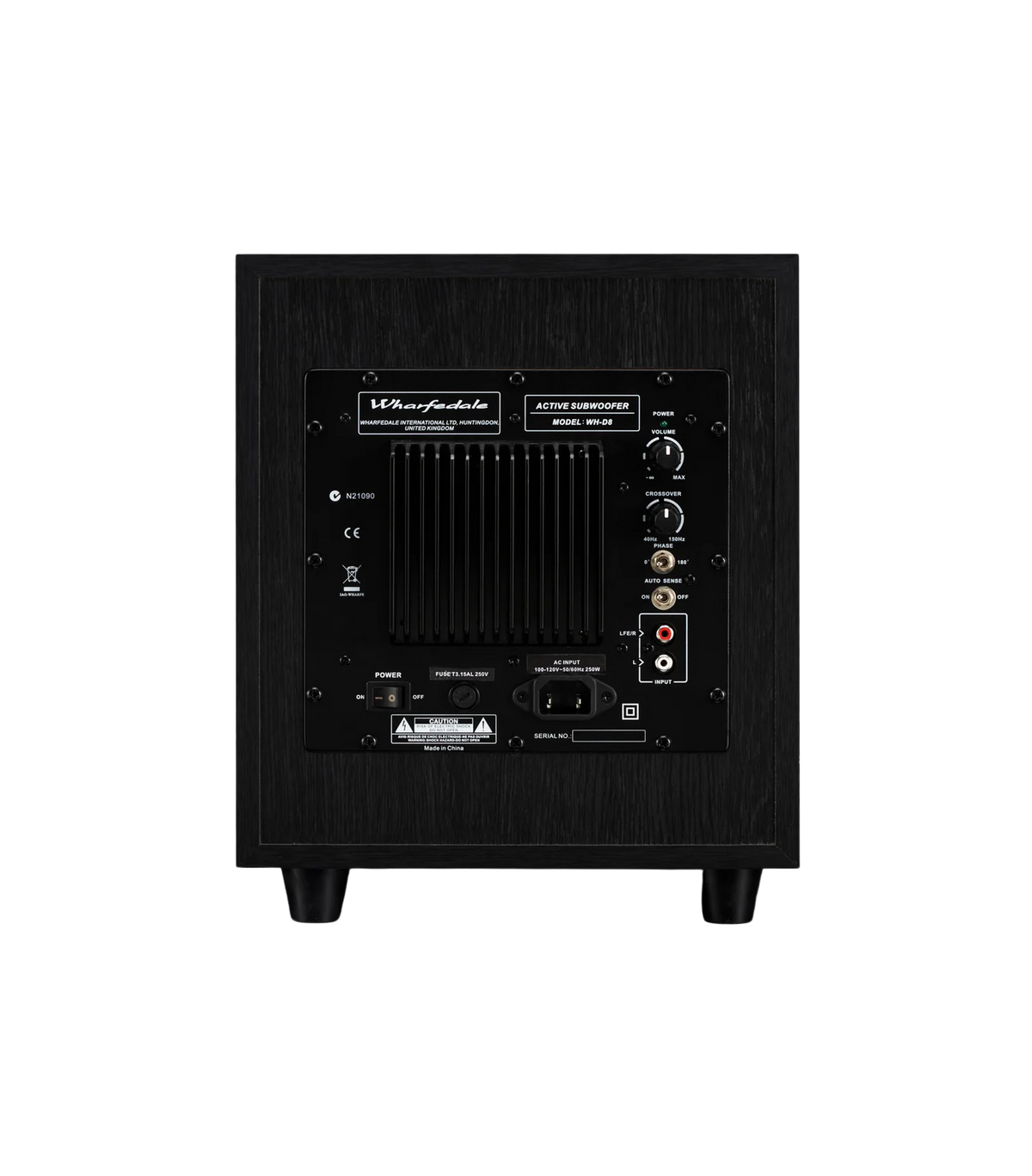 Wharfedale WH-D8, vista posteriore