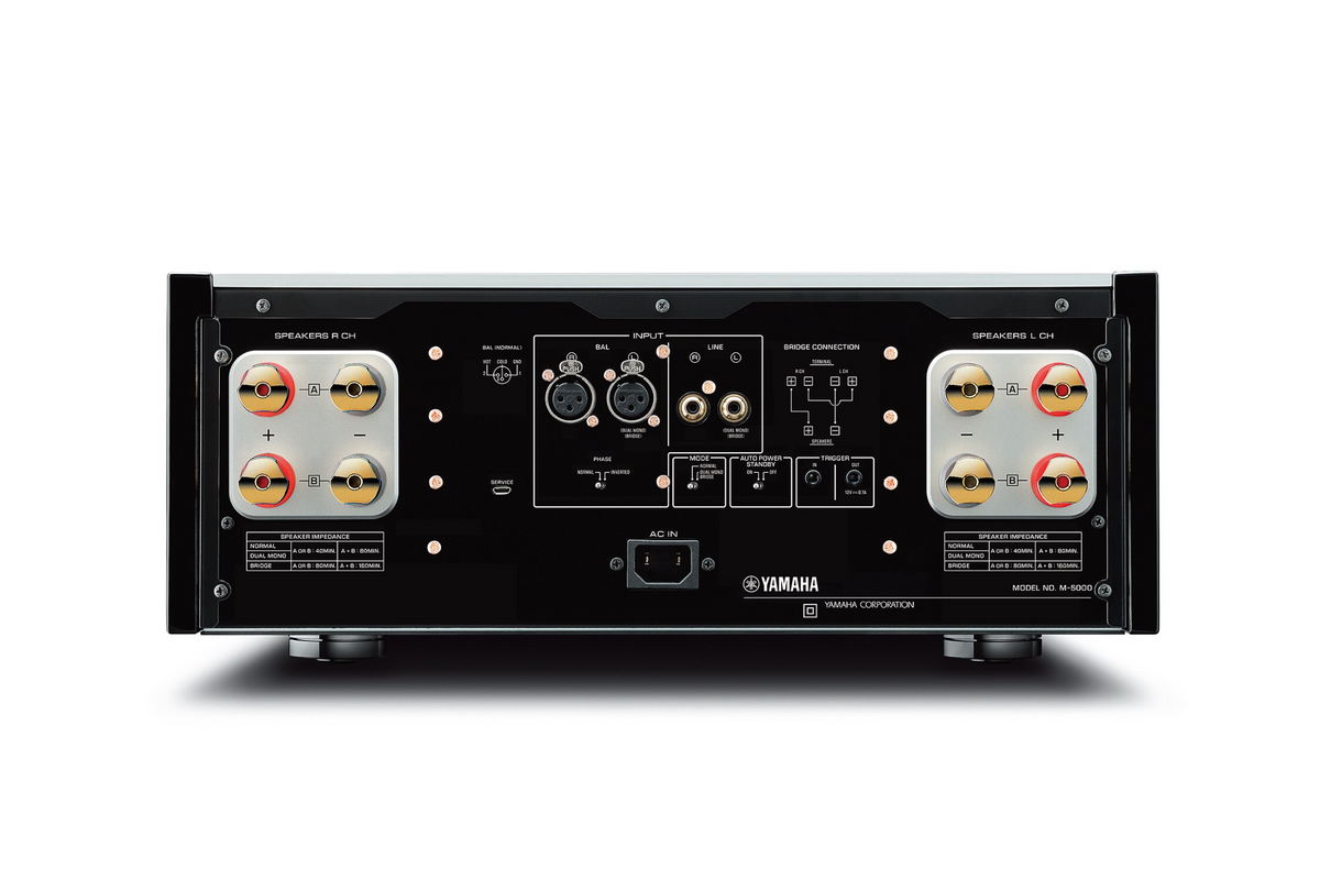 Yamaha M5000 — Vista posteriore