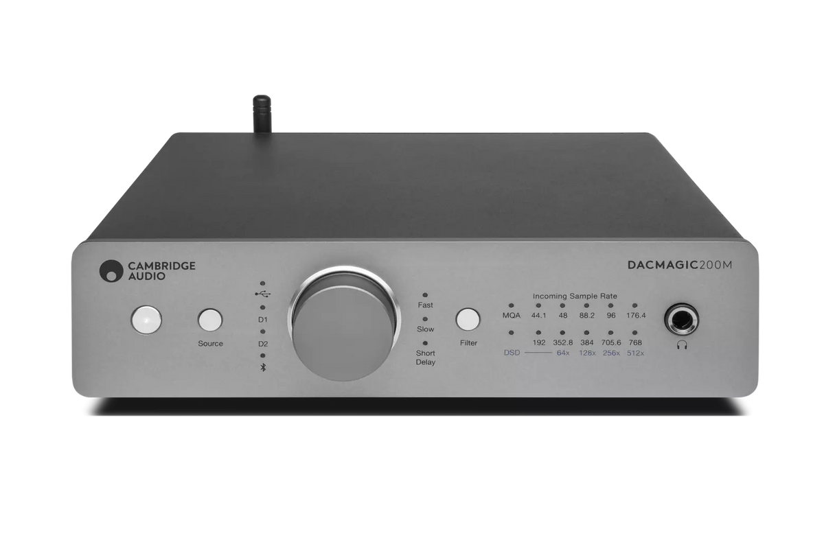 Cambridge Audio DacMagic 200M — vista frontale dall'alto