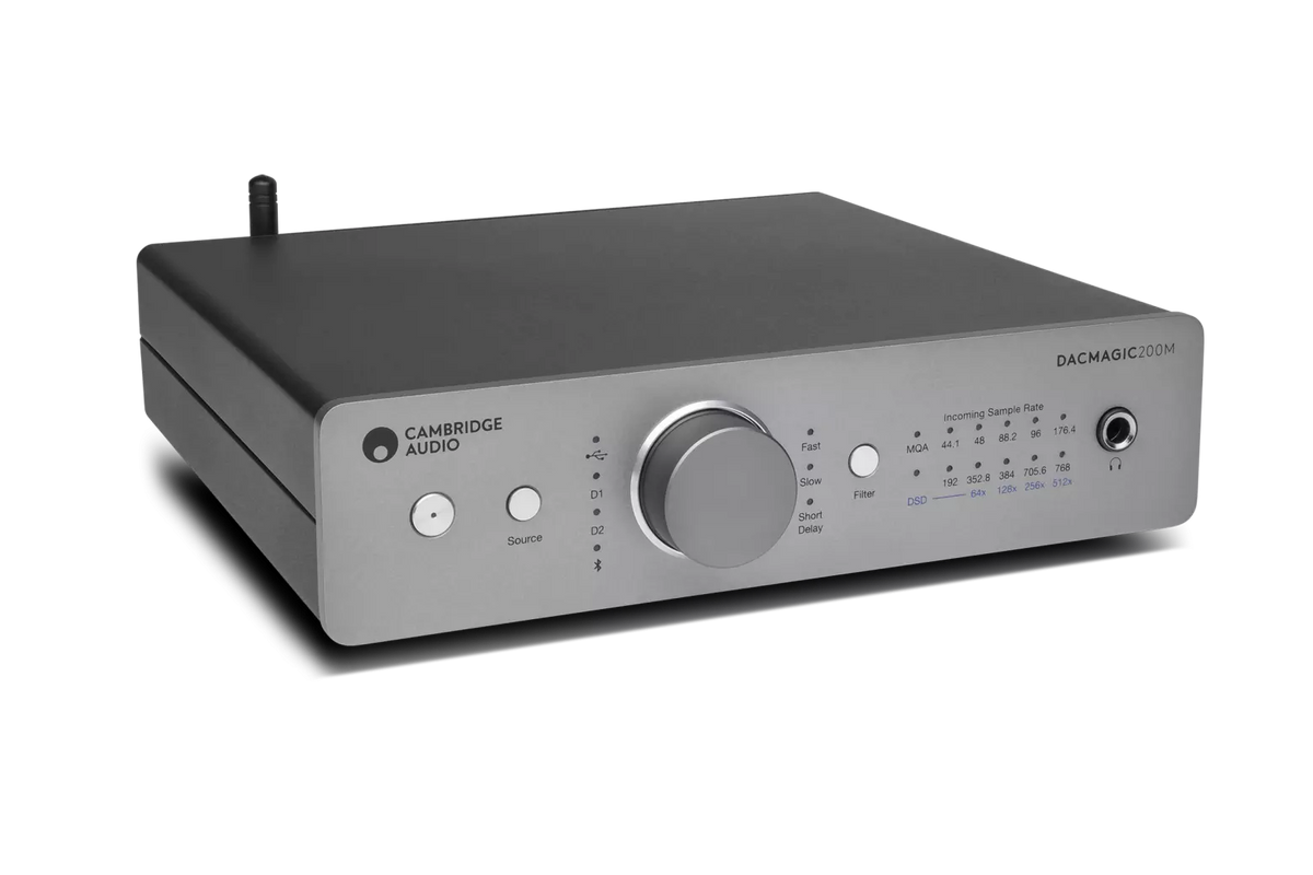 Cambridge Audio DacMagic 200M — vista di 3/4 da sinistra dall'alto